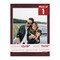 Dark Red Suede Mat Board for 12x16 Frames - Fits 11x14 Photos